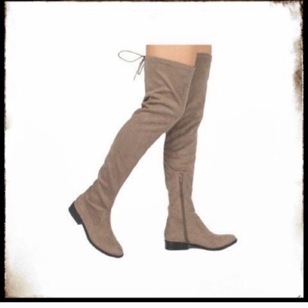 Suede Over the Knee Boots